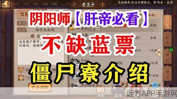 阴阳师僵尸寮秘境探险,深度攻略与制胜策略揭秘