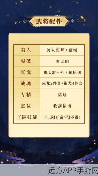 手游攻略,解锁放开那三国1点将台使用秘籍