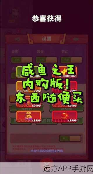 咸鱼之王，揭秘高效赚取大量金币的顶级策略