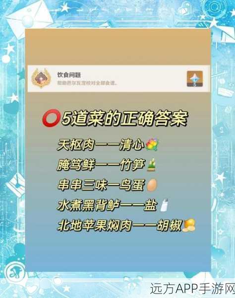 原神全能美食队厨道极意挑战全攻略,解锁隐藏食谱,征服味蕾新高度