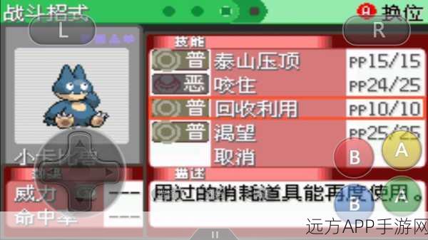 口袋妖怪叶绿版,11号路卡比兽征服全解析及战斗技巧