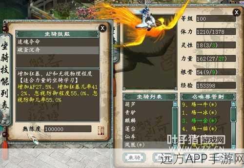 大话西游,坐骑点化之力,驰骋江湖的秘密