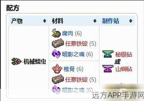 泰拉瑞亚手游攻略，揭秘新三王召唤物的合成秘籍
