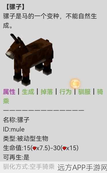我的世界骡子繁殖全攻略，解锁牧场新成员的秘密