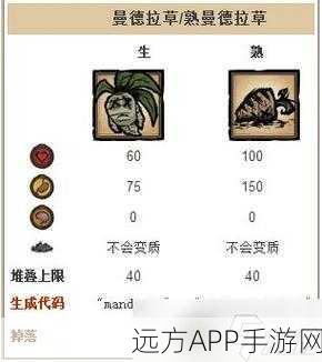 饥荒联机版深度解析，曼德拉草能否可再生？全面探索与实战攻略