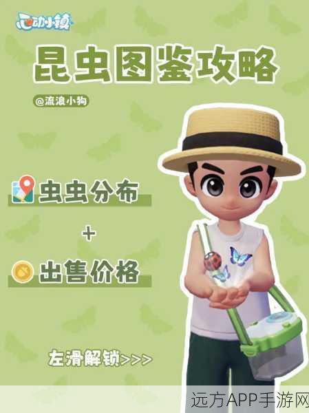 心动小镇昆虫探索指南,全面揭秘昆虫分布与捕捉技巧