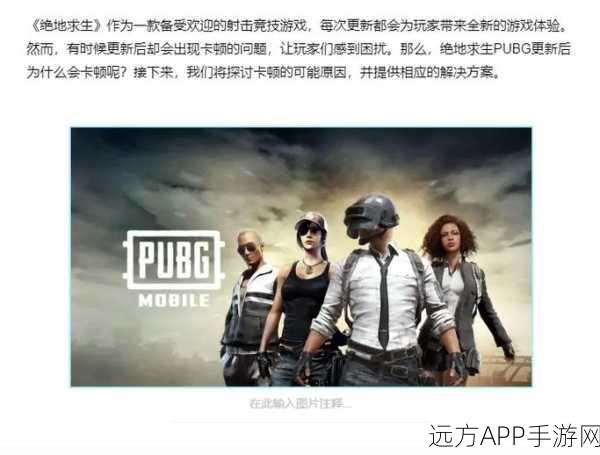 绝地求生手游优化指南,告别落地卡顿,畅享流畅吃鸡体验