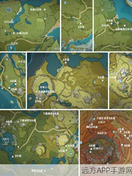原神紫晶块寻宝大赛,全地图分布揭秘,探险家必备攻略