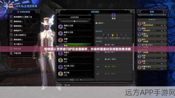 怪物猎人世界,沼渡护石深度解析与实战应用