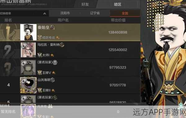 暗区突围，深度解析势力货币，打造你的财富帝国