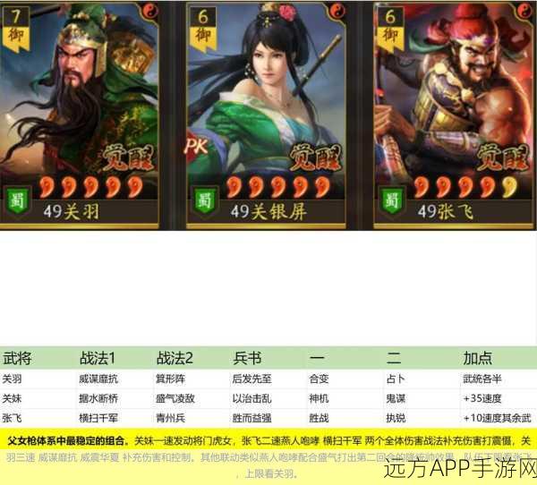 三国志战略版深度攻略，父女枪阵容克制秘籍，实战策略大揭秘