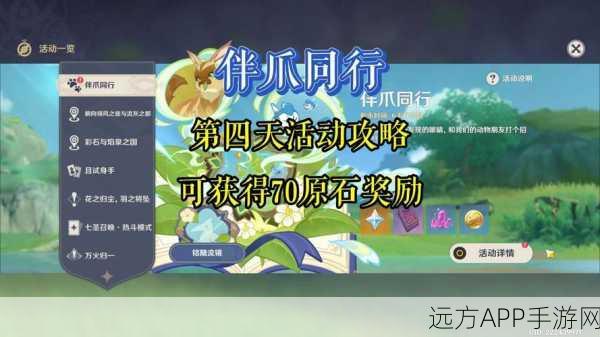 原神有香自西来活动第四天，深度攻略与细节揭秘，助你轻松通关