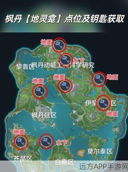原神蒙德地灵龛钥匙全攻略,揭秘30+宝藏之门,速通秘籍大公开