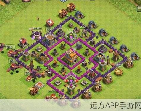部落冲突攻略,打造7本美观对称护资源阵型,制胜关键!
