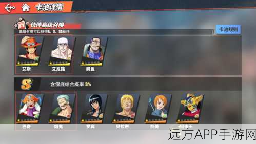 航海王热血航线,PVP竞技场顶尖角色强度排行与深度剖析