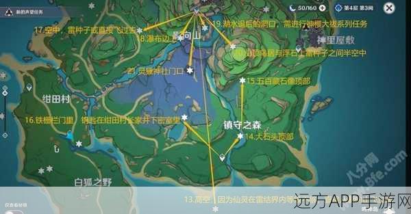 探秘原神踏鞴砂顶，解锁雷神瞳的奇幻之旅