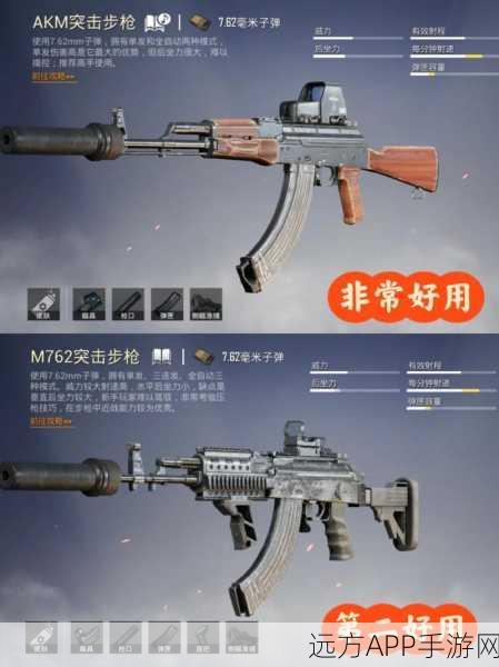 M762与AKM大对决,哪款才是刺激战场中的枪王之王?