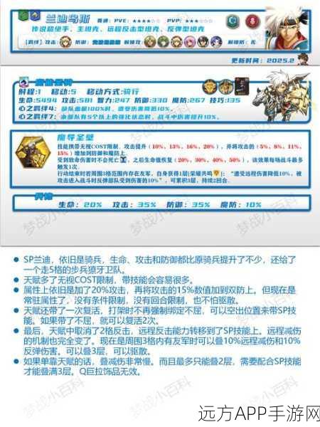 梦幻模拟战深度解析，兰迪乌斯玩法攻略与实战技巧