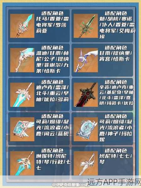 原神三星武器王者之路，顶尖三星武器推荐及角色完美搭配攻略