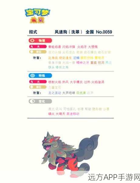 宝可梦大探险，风速狗技能搭配攻略，竞技场称霸秘籍