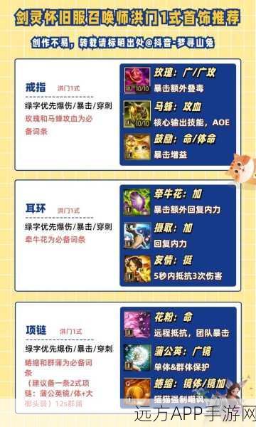 战斗吧剑灵深度攻略，揭秘洪门金燕情缘属性与顶级搭配策略
