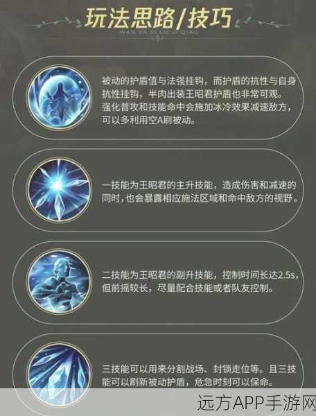 王者荣耀高手秘籍，王昭君实战技巧与深度解析