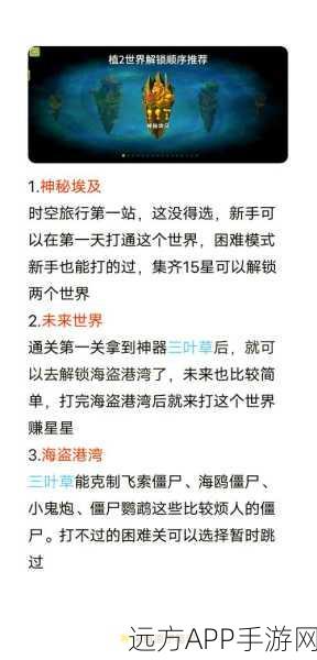 植物大战僵尸2深度攻略，解锁植物进阶秘籍，制胜策略全揭秘