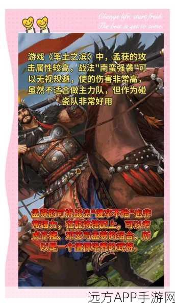 率土之滨深度攻略,解锁孟获最强搭配,征服乱世战场