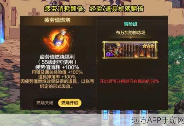 DNF手游疲劳值全解析,每日恢复时间与上限揭秘