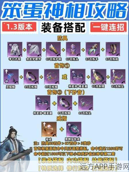 手游攻略，混沌与秩序武僧精准命中装备搭配秘籍