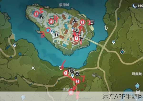 原神探索指南，揭秘净光翎地图宝藏位置全攻略