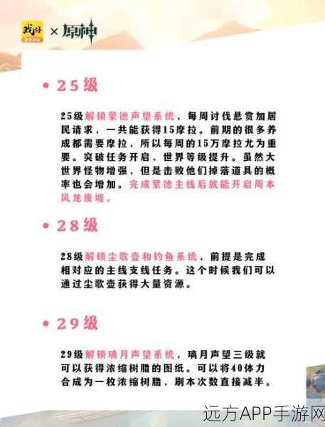 原神35-45级冒险进阶指南，解锁过渡阶段的无限可能