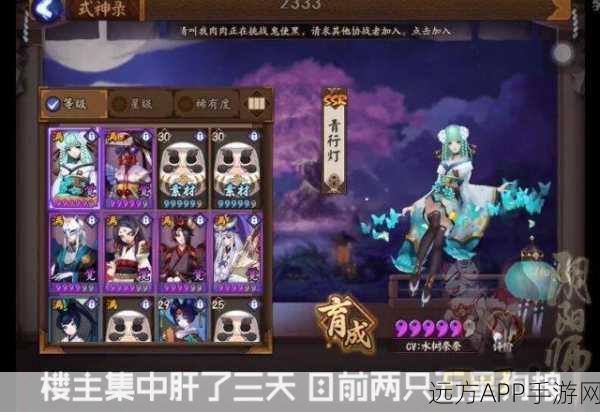 阴阳师手游攻略,揭秘天下井的正确使用方式