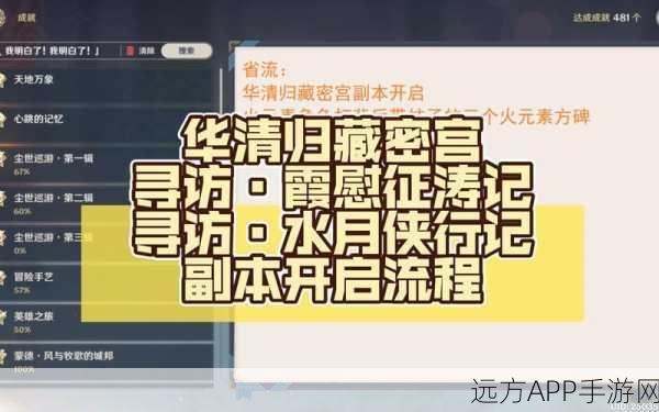 原神华清归藏迷宫全攻略,解锁谜题,探索秘境的终极秘籍