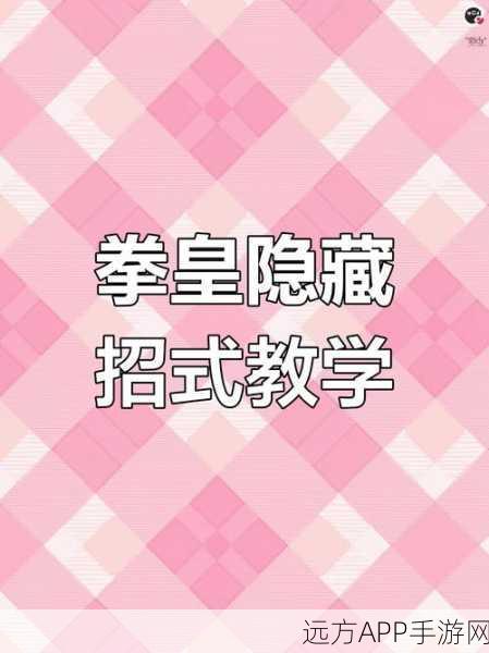 拳皇3终极攻略，解锁隐藏要素秘籍与开启条件深度剖析，赛事细节全揭秘