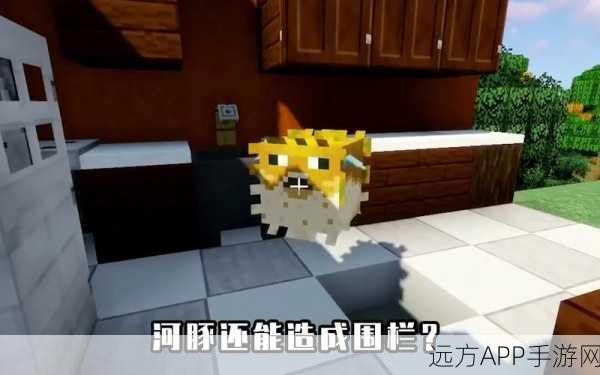 揭秘我的世界，河豚尾巴隐藏的秘密与趣味挑战赛