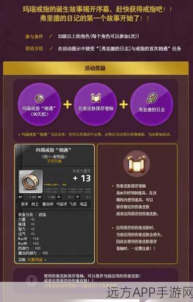 冒险岛手游，揭秘天使祝福戒指的获取攻略