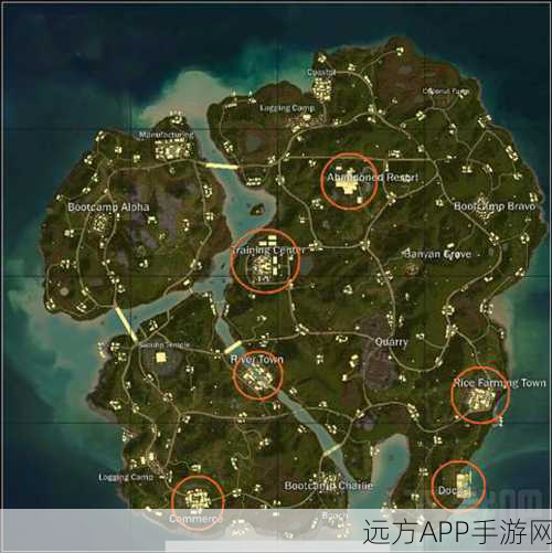 绝地求生刺激战场,详解资源分布图,助你成为战场霸主
