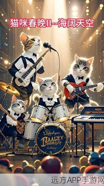 猫咪二重奏，萌宠音乐大冒险，闯关乐趣无极限！