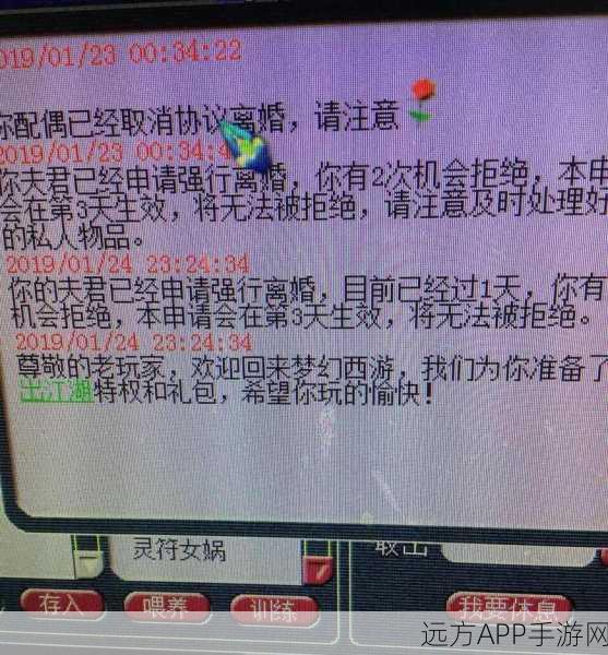 梦幻西游离婚流程大起底,轻松解锁再婚之路的秘籍