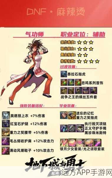 DNF手游气功师一转技能最优分配策略,打造无敌战斗大师