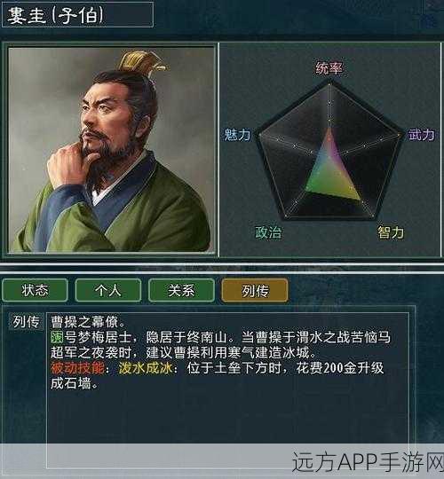 三国志13深度攻略，四一居士角色养成与财富累积秘籍大公开