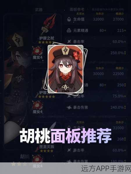 胡桃武器大比拼，原神玩家必备指南