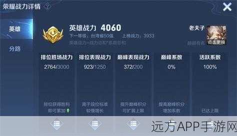 王者荣耀战力系统揭秘,为何荣耀战力不再增加?