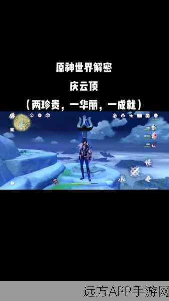 原神探索攻略,庆云顶之巅,三只仙鹤精准定位与寻觅挑战详解