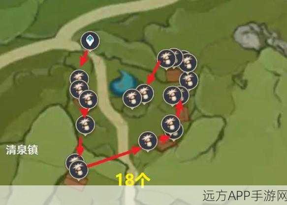 原神慕风蘑菇全地图速刷攻略，高效采集点揭秘，助你快速升级！