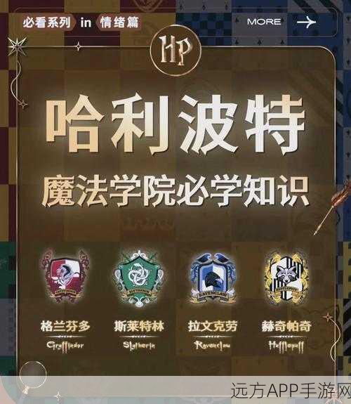 哈利波特，魔法觉醒四大学院全揭秘，探索霍格沃茨的荣耀之路
