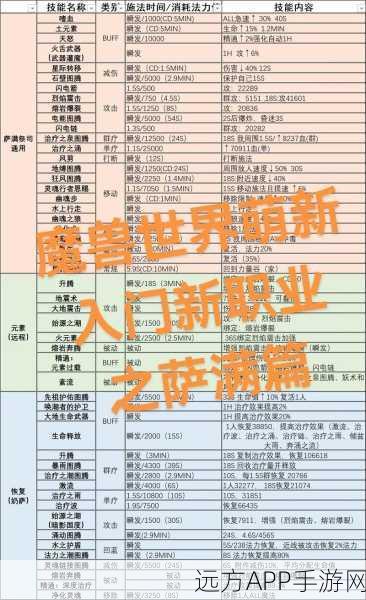 魔兽世界怀旧服，萨满升级秘籍，高效练级攻略大公开