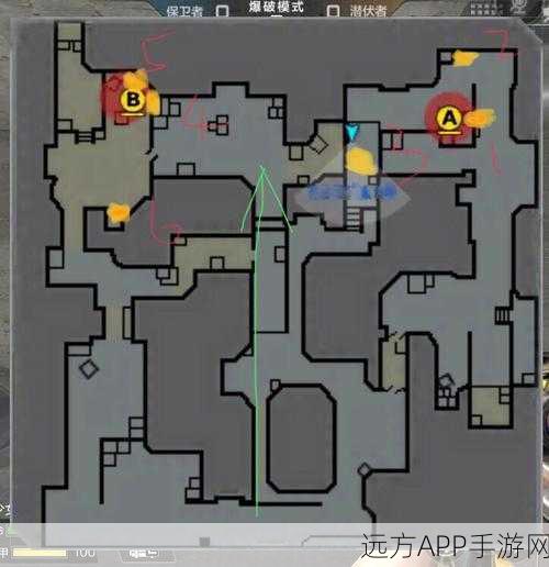 CF手游2025年沙漠灰地图A包点终极攻略，狙击穿点秘籍与实战细节解析