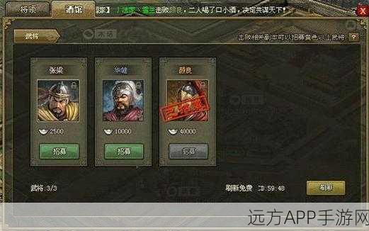 手游攻略，揭秘武将相克之道，助你称霸攻城掠地战场